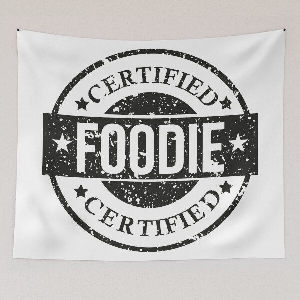 Item preview, Certified Foodie Distresed Black Logo  designed and sold by johnmgr21.