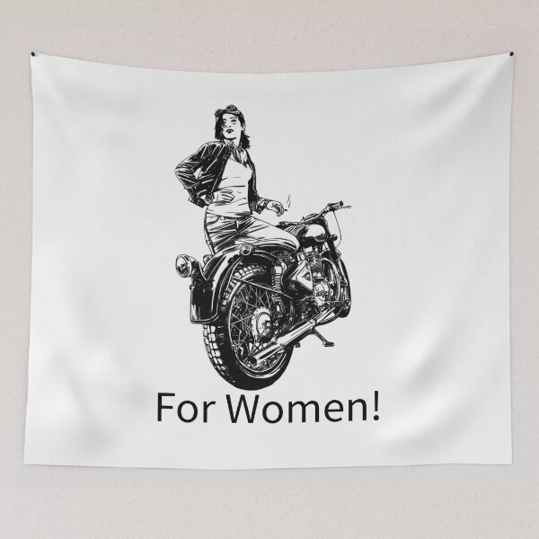 Item preview, women motorcyle designed and sold by NiceShirtY.