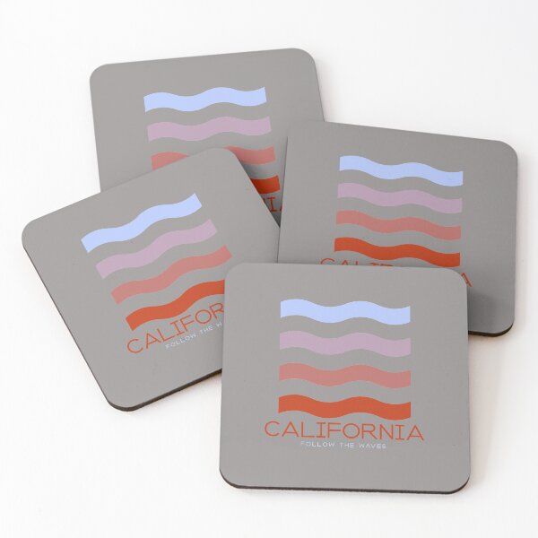 Item preview, CALIFORNIA FOLLOW THE WAVES designed and sold by AndPeace702.
