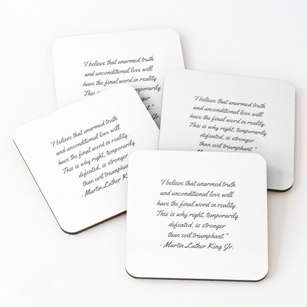 Item preview, Martin Luther King Quote designed and sold by Artistive.