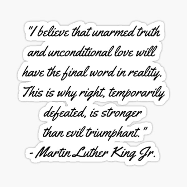 Artikel-Vorschau von Martin Luther King Zitat, designt und verkauft von Artistive.