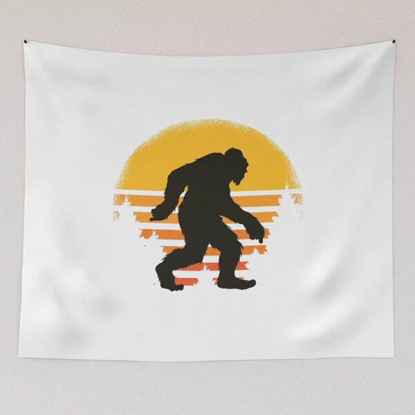 Aperçu de l'œuvre Conception drôle de coucher de soleil de Bigfoot Sasquatch créée et vendue par style-dk.