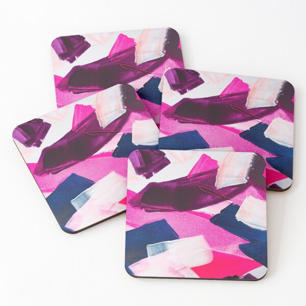 Item preview, Abstract art  -  pink and Navy designed and sold by Ilze Lucero.