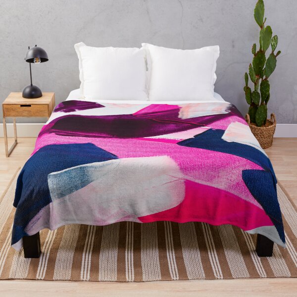 Item preview, Abstract art - pink and Navy designed and sold by Ilze Lucero.