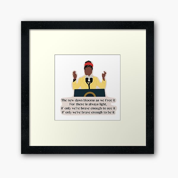 For there is always light Framed Art Print