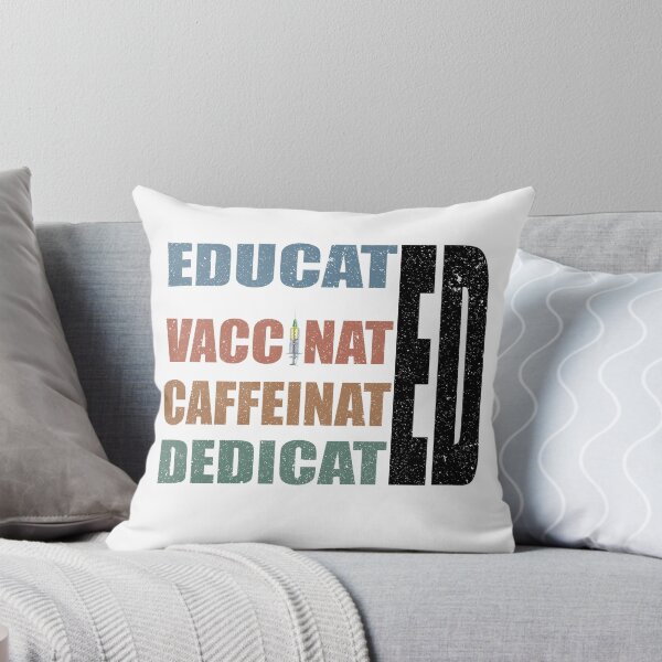 Item preview, Educated Vaccinated Caffeinated Dedicated Shirt, Vaccinated AF T-Shirts, COVID Shirt, Covid Vaccine Shirt, Nurse Shirt, Gift for doctor tee designed and sold by Ristinga.
