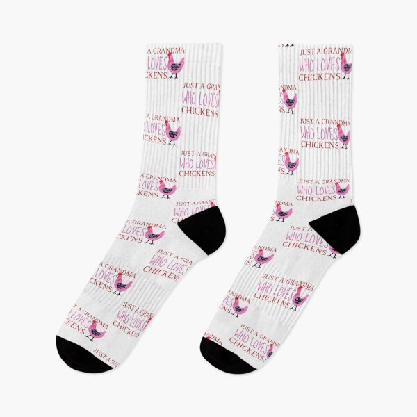 Item preview, Just A Grandma Who Loves Chicken Pink designed and sold by SweetAndSpice.