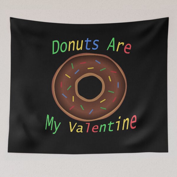 Item preview, Donuts are My Valentine-holidays designed and sold by merchfun2.