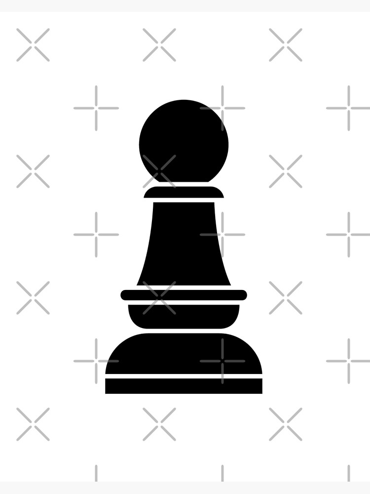 Isolated pawn chess piece icon Royalty Free Vector Image