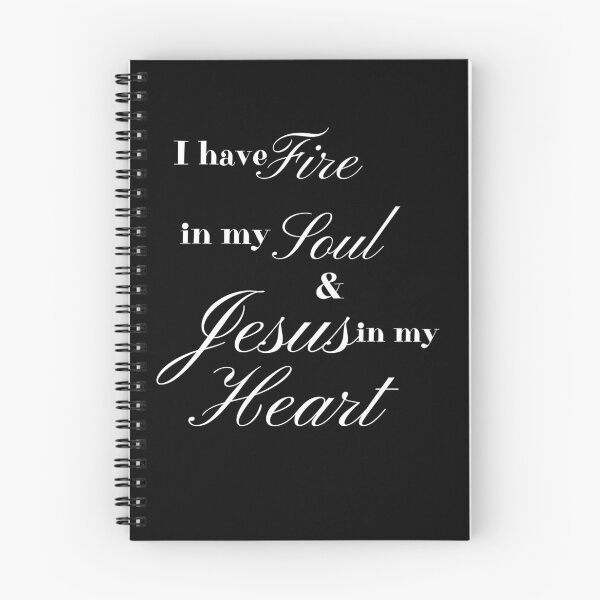 Item preview, I have fire in my soul and Jesus in my heart designed and sold by Lilaclown.
