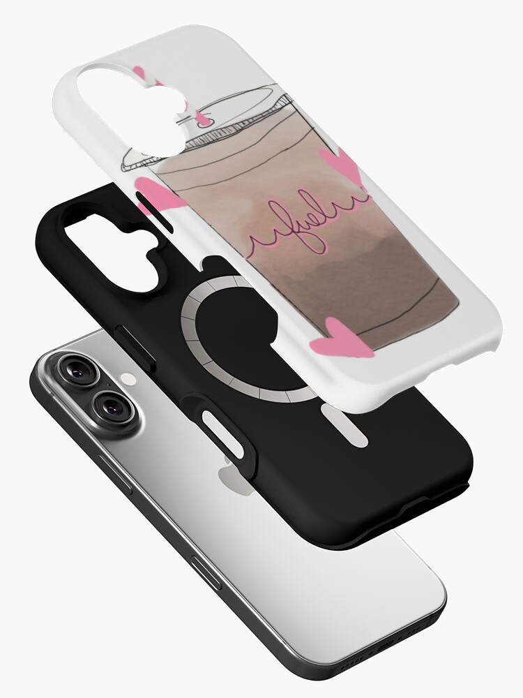 Thumbnail 2 of 4, iPhone Case, Iced Coffee Fuel Sticker designed and sold by oliviaackermann.
