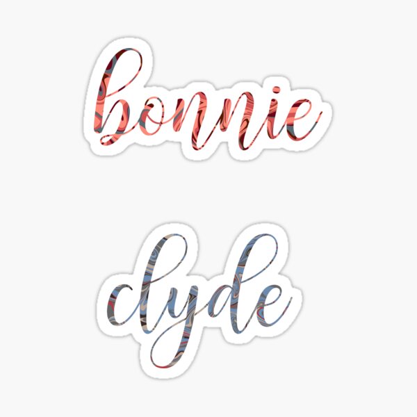 Bonnie And Clyde Musical Stickers Redbubble