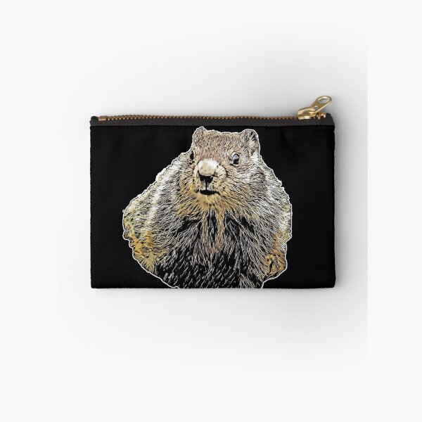 Item preview, Baby Groundhog Cartoon Sticker - Super Cute Baby Groundhog - I Love Groundhogs designed and sold by Rabbitti.