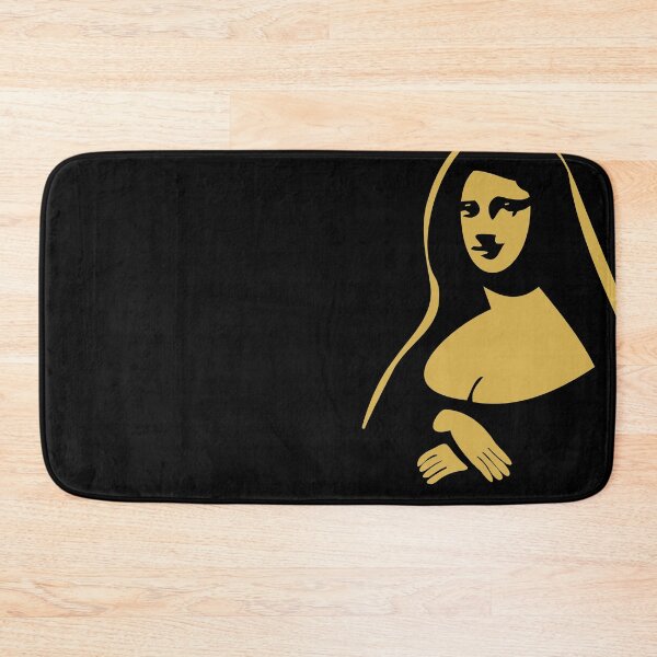 Item preview, Minimalist Golden Mona Lisa   designed and sold by pelagio.