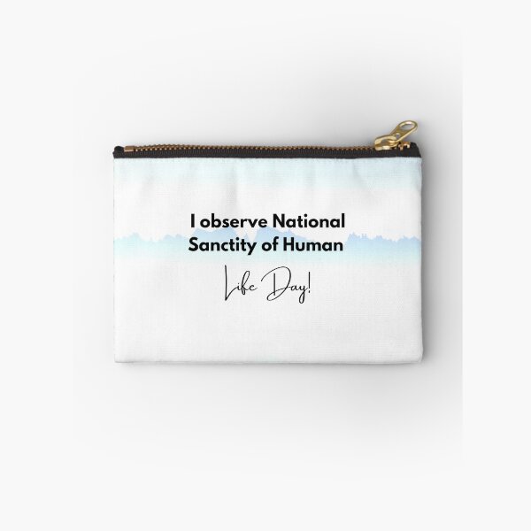 Item preview, I Observe National Sanctity of Life Day! Baby-Blue Mountains Background designed and sold by ChristianCoding.
