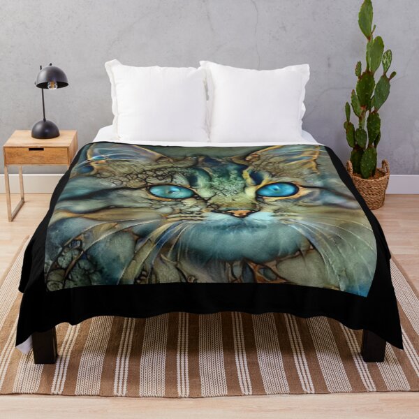 Item preview, In April We Wear  Blue/Lovely blue color pattern#,You Mess With The Meow Meow you get this Peow Peow designed and sold by KAMRAN HASSAN.