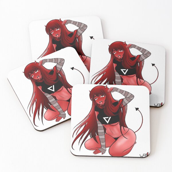 Item preview, Laika Crop Top Devil  designed and sold by wildfernart.