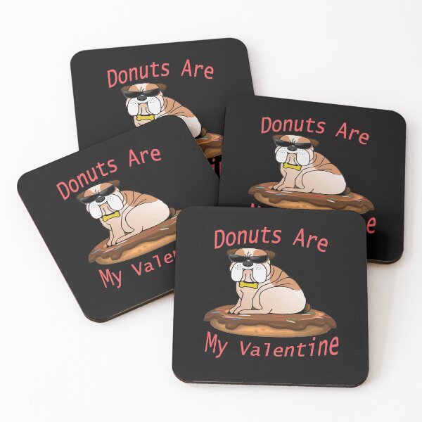 Item preview,  Donuts are My Valentine-holidays designed and sold by merchfun2.