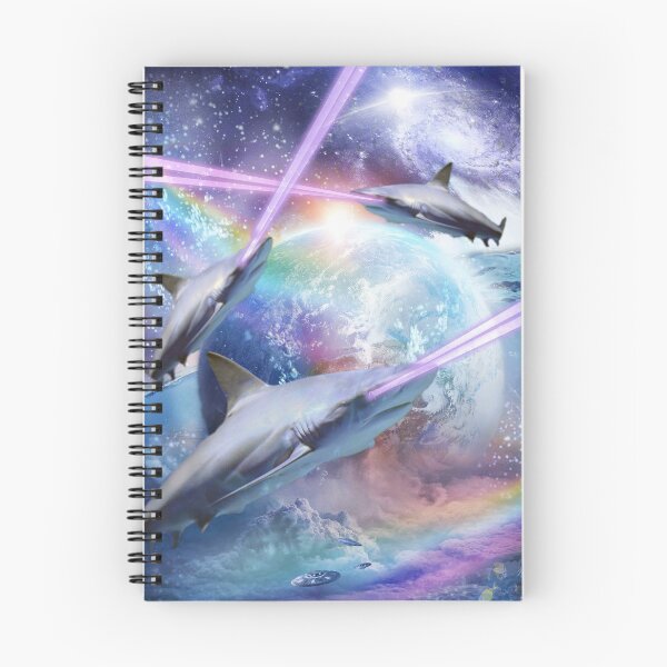 Item preview, Laser Beam Eyes Shark In Space, Galaxy Sharks designed and sold by SkylerJHill.