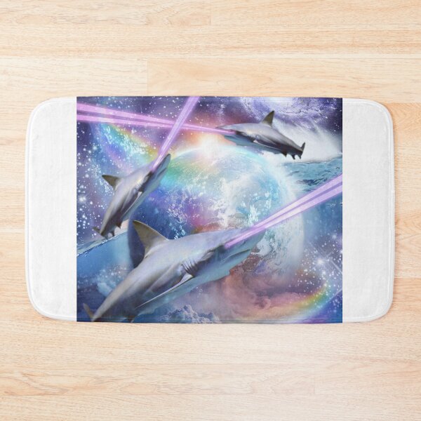 Item preview, Laser Beam Eyes Shark In Space, Galaxy Sharks designed and sold by SkylerJHill.