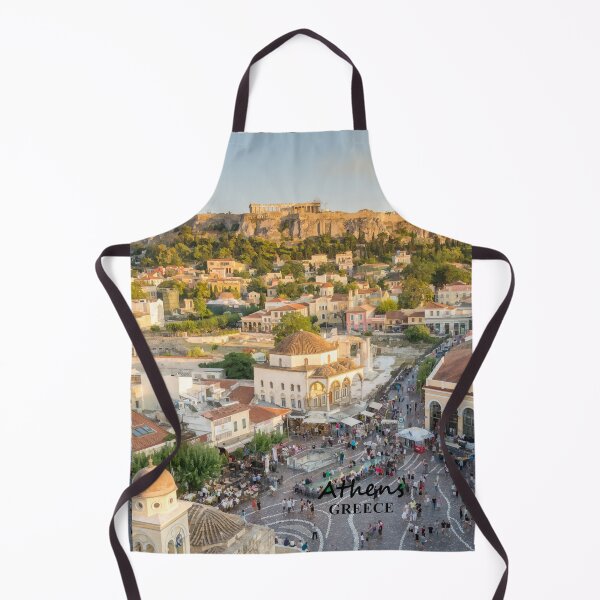Item preview, Athens, Greece - Iconic Monastiraki Square - Acropolis Background designed and sold by leemcnut.