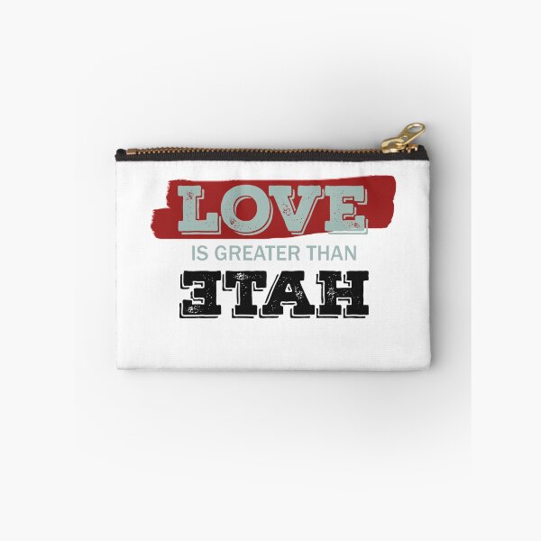 Item preview, love greater than hate _ love hate  designed and sold by Rexoo.