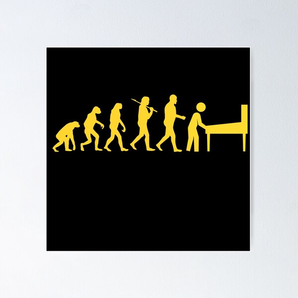 Item preview, Funny Pinball Evolution, Pinball Machines Lover designed and sold by MyTeeHere.