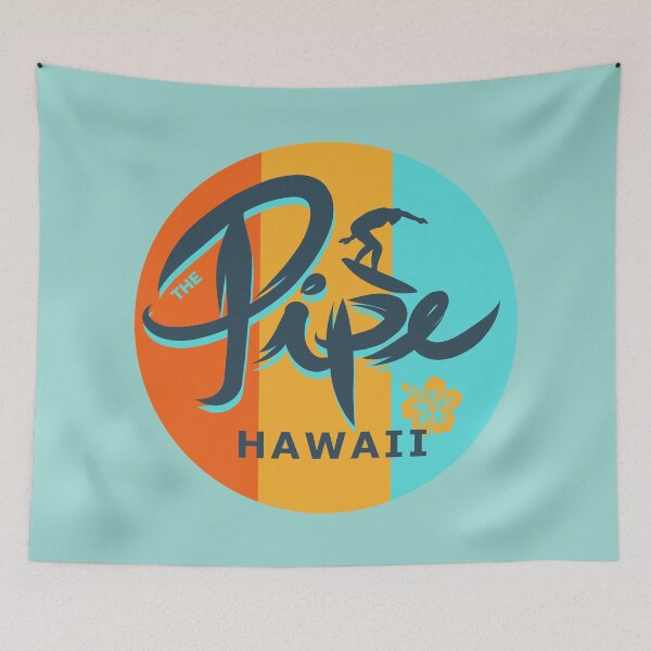 Item preview, The Pipe Surf Break, Hawaii Retro Design designed and sold by MY NEW ZEALAND.