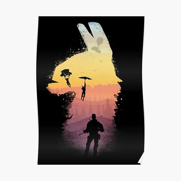 Nuits au coucher du soleil Poster