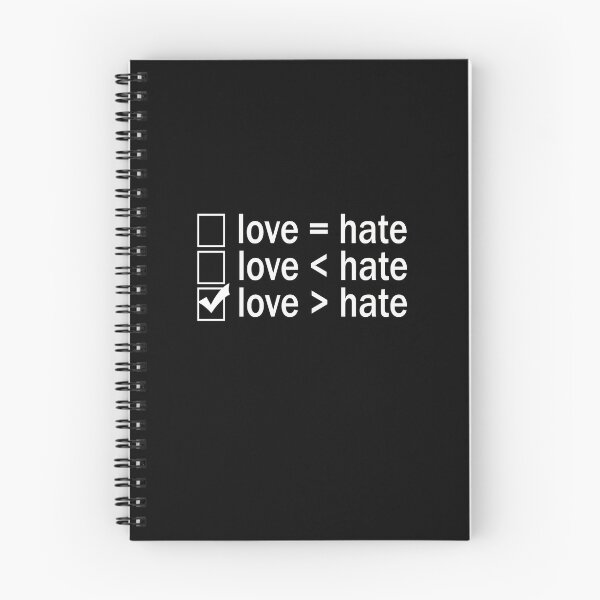 Item preview, Love greater than hate _ love hate  designed and sold by Rexoo.