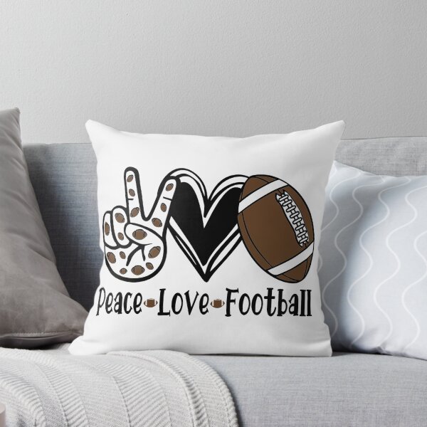 Item preview, Peace Love Football design gift for football players, parents & coaches designed and sold by BRtisticDesigns.