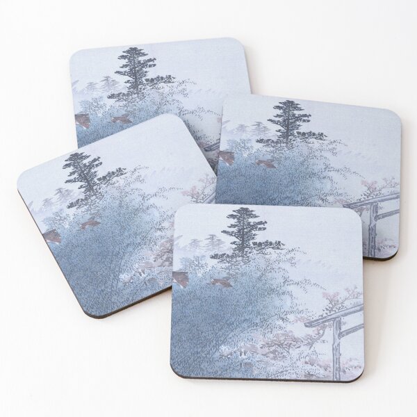 Item preview, Japanese Vintage Illustration roof among trees designed and sold by Rantan1618.