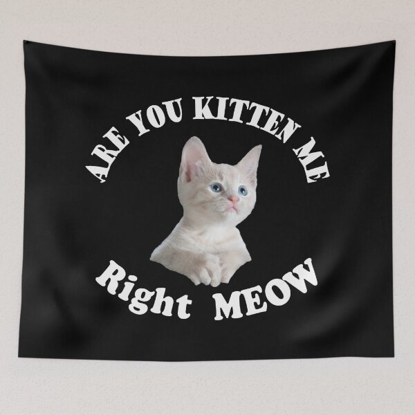 Item preview, are you kitten me right meow designed and sold by PUNCH ME IN SHOP.