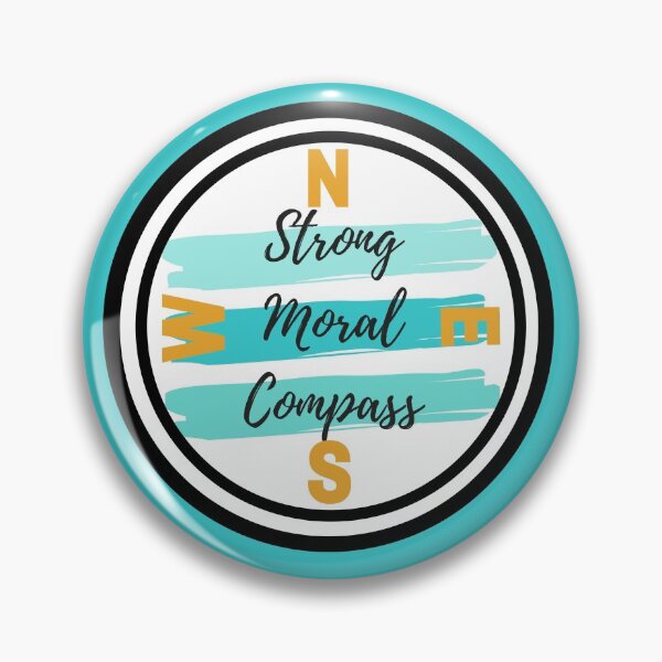 Item preview, STRONG MORAL COMPASS  designed and sold by wildwhimsical.