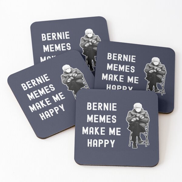 Item preview, Bernie Memes Make Me Happy - Funny Presidential Inauguration Party 2021 designed and sold by Dorkification.