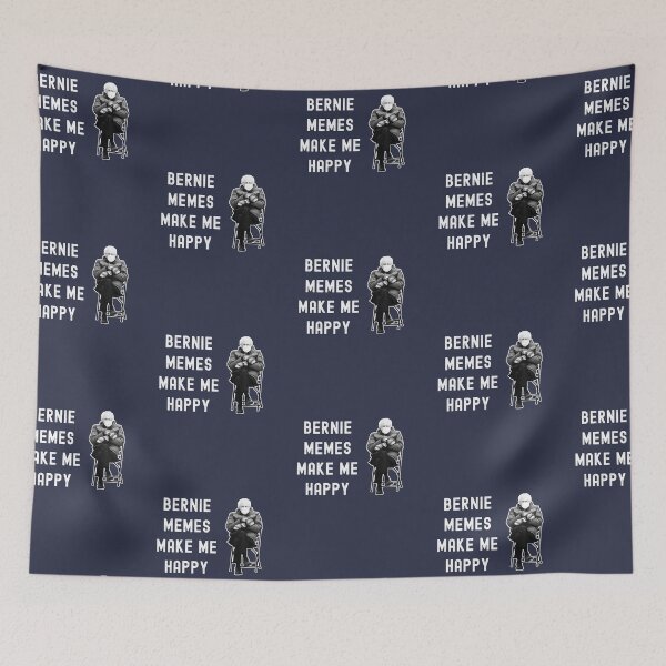 Item preview, Bernie Memes Make Me Happy - Funny Presidential Inauguration Party 2021 designed and sold by Dorkification.