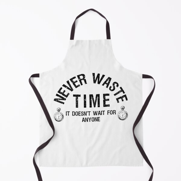 Item preview, Copy of Never Waste Time Vintage Distressed White designed and sold by Dexter Freeman.