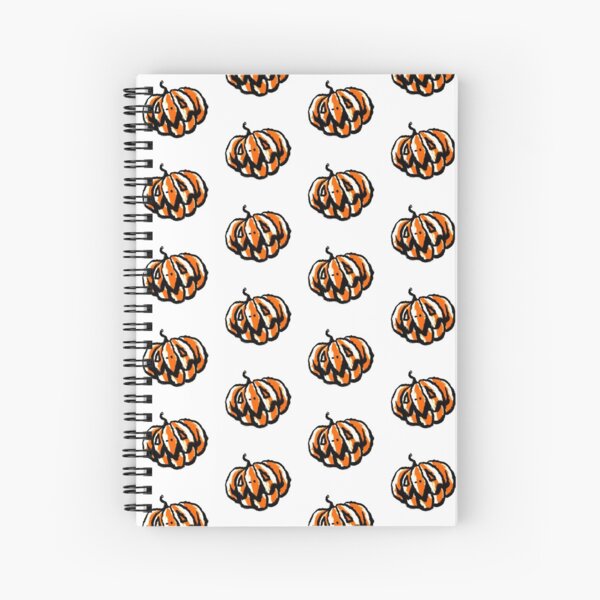 October Pumpkin Spiral Notebook