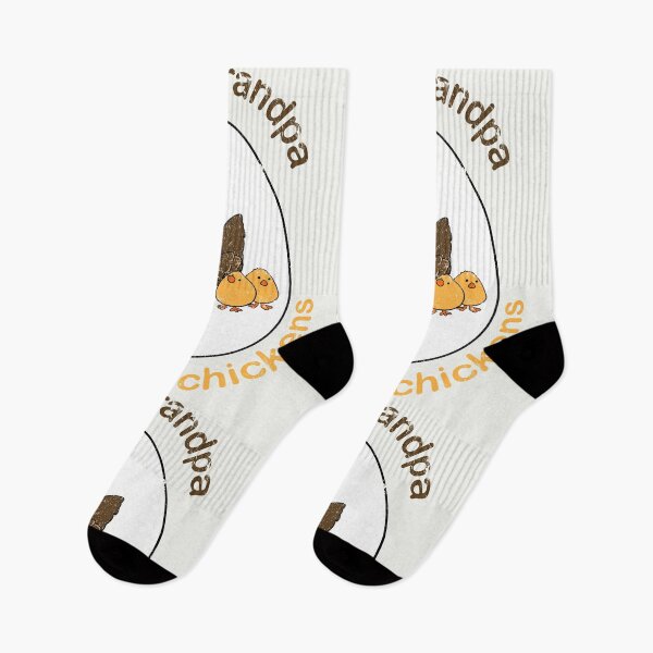 Item preview, Just a Grandpa Who Loves Chickens with Chicks and Egg designed and sold by TKsTees.