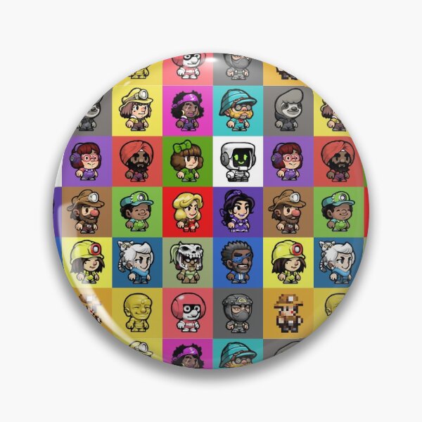 Item preview, Spelunky 2 Player Characters Pattern designed and sold by Blinded By The Light.