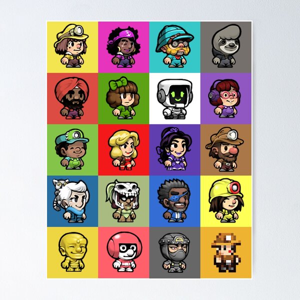 Classic Guy - Spelunky 2 Poster for Sale by remembermekid