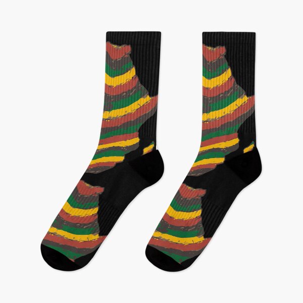 Aperçu de l'œuvre Africa Reggae (sur fond noir) créée et vendue par Groenendijk.