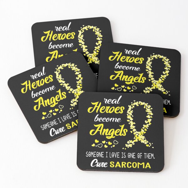 Item preview, Real Heroes become Angels Someone I love is one of them, Cure Sarcoma designed and sold by KirstybShop.