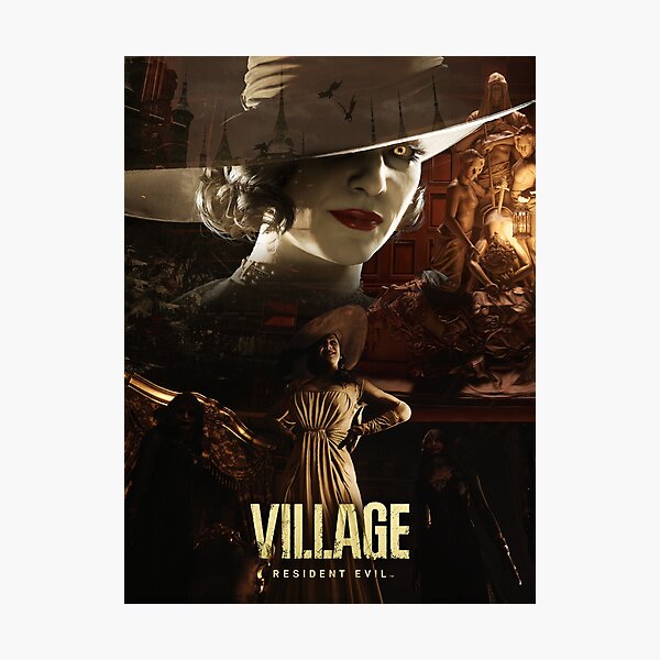 RE: VIllAGE - Tall Vampire Lady / Lady Dimitrescu Photographic Print