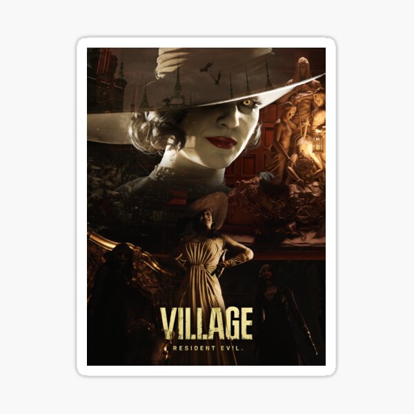 RE: VIllAGE - Tall Vampire Lady / Lady Dimitrescu Sticker