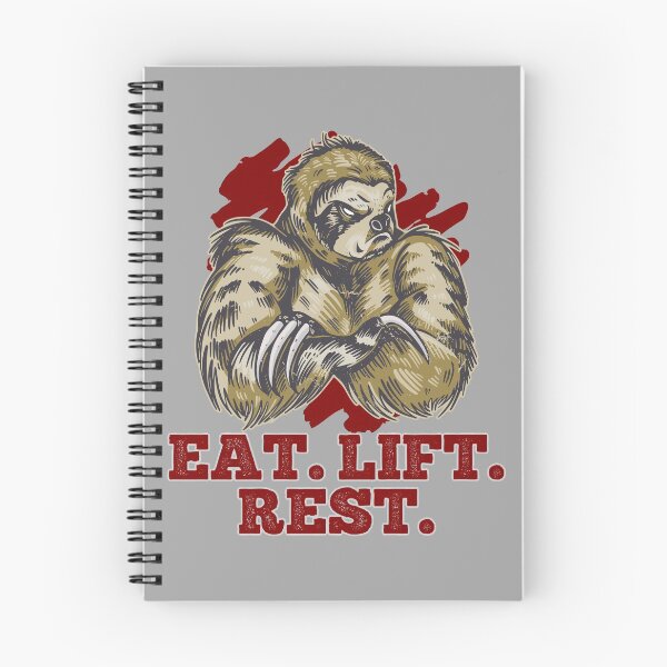 Item preview, Bodybuilder Sloth Eat Lift Rest designed and sold by Frosty1489.