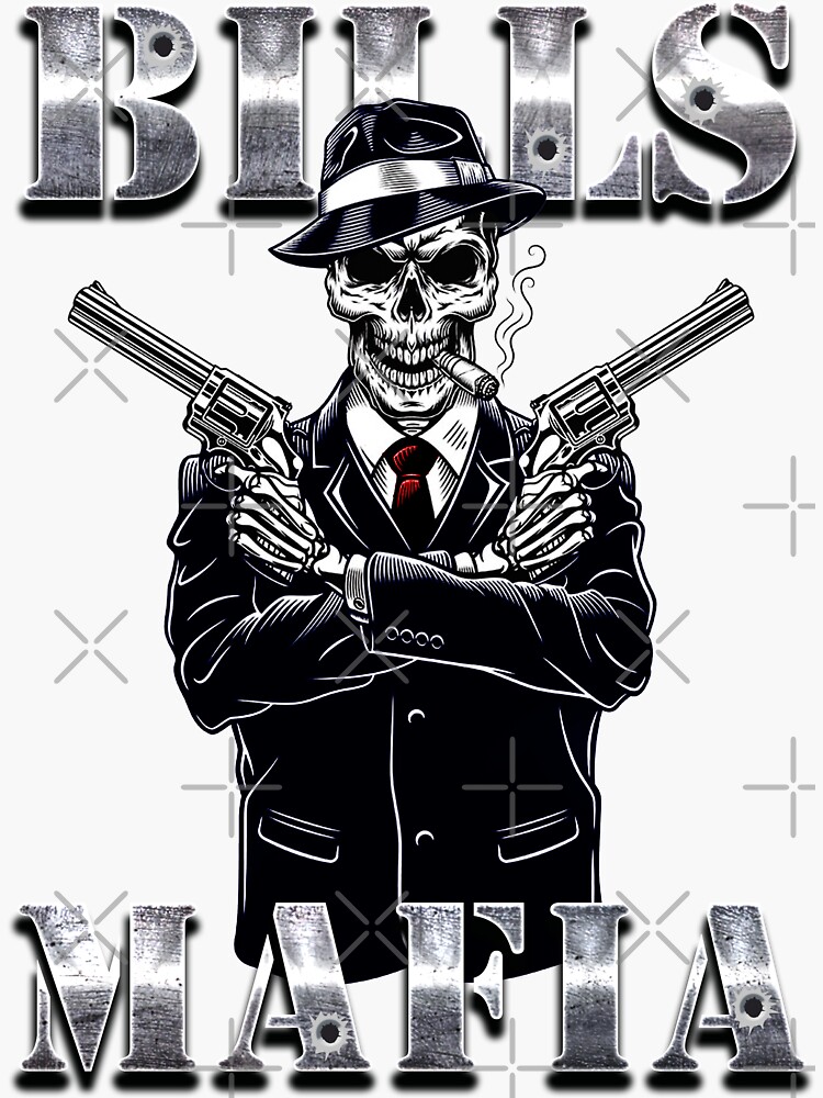 ” Bills Mafia” Sticker for Sale by JTK667 | Redbubble
