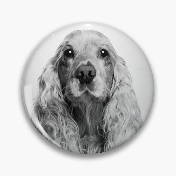 Item preview, Cocker Spaniel dog - BW Vintage - D26 designed and sold by DecoVintage.