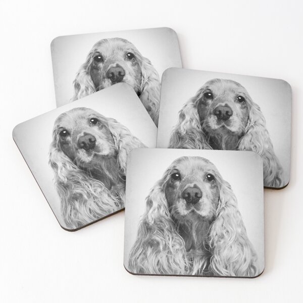 Item preview, Cocker Spaniel dog - BW Vintage - D26 designed and sold by DecoVintage.