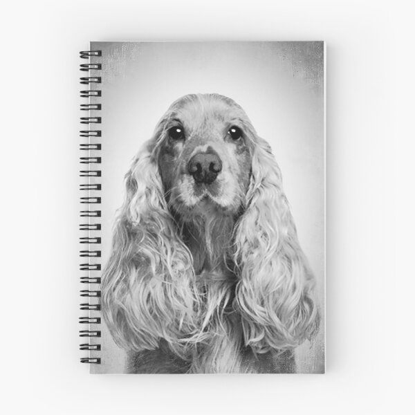 Item preview, Cocker Spaniel dog - BW Vintage - D26 designed and sold by DecoVintage.
